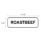 Nevs Roast Beef Label 1/2" x 1-1/2" DIET-554 - alternate 2